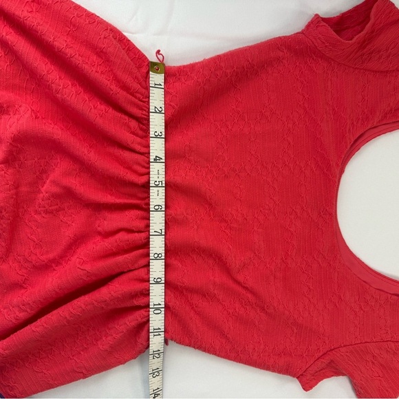 Lily Rose Orange Scoop Neck Sundress Casual Mini - Picture 5 of 6